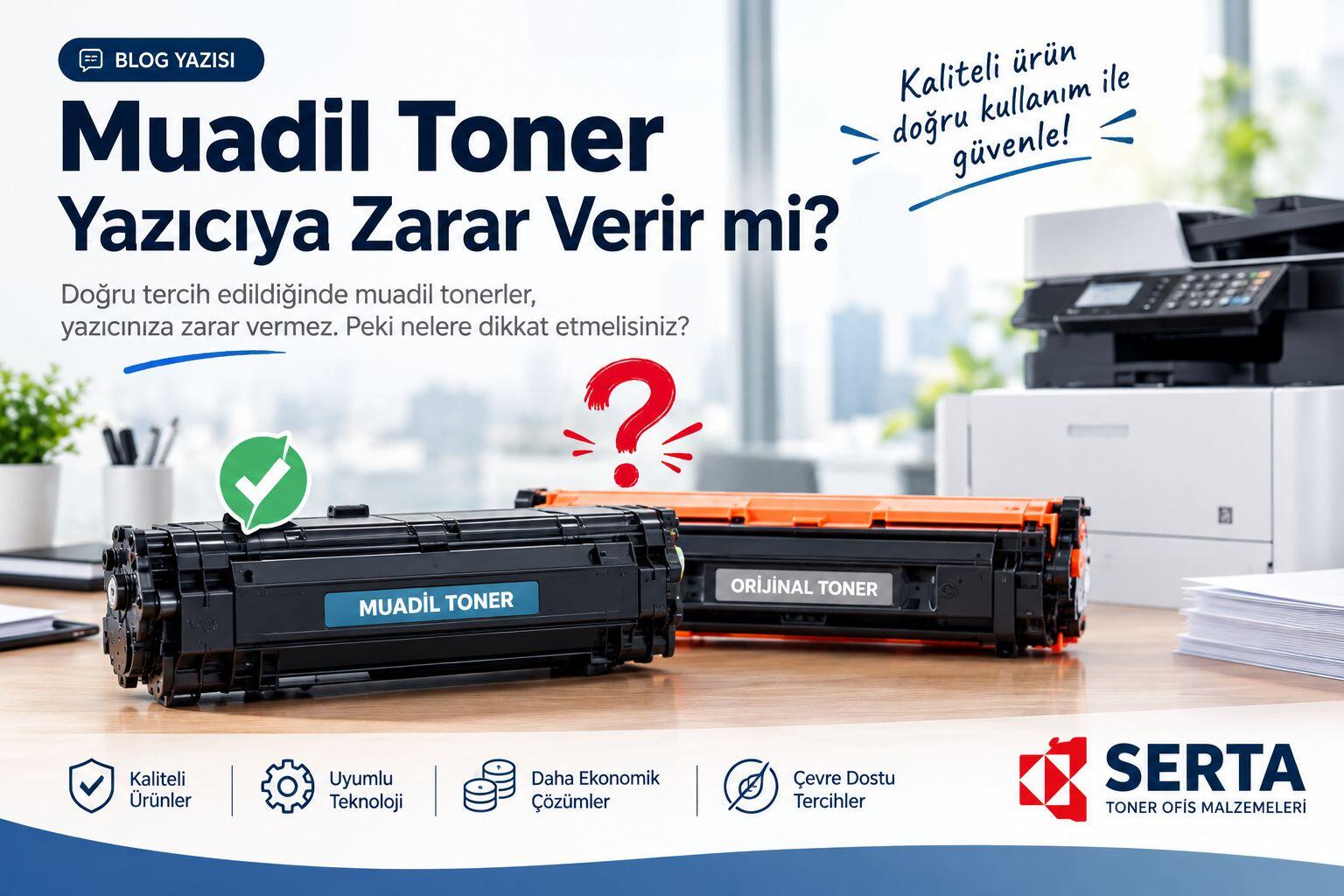 Muadil Toner Yazıcıya Zarar Verir mi?